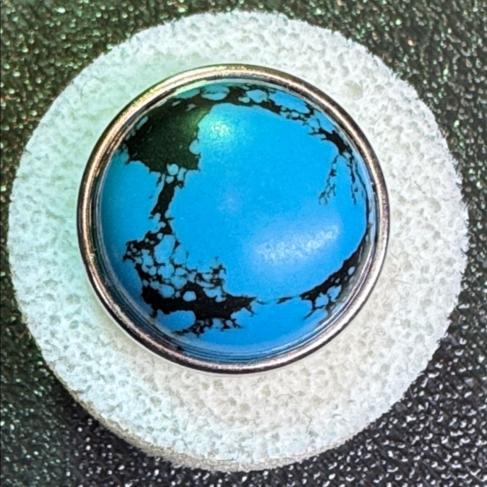 NUGZ USA 20mm Blue & Black Faux stone #2